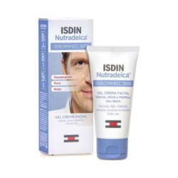 Isdin Nutradeica Gel Crema Facial 50 Ml - Tratamiento para Piel Seborreica - Hidratación Facial