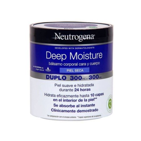 NEUTROGENA CARA Y CUERPO TARRO 300 ML + 300 ML