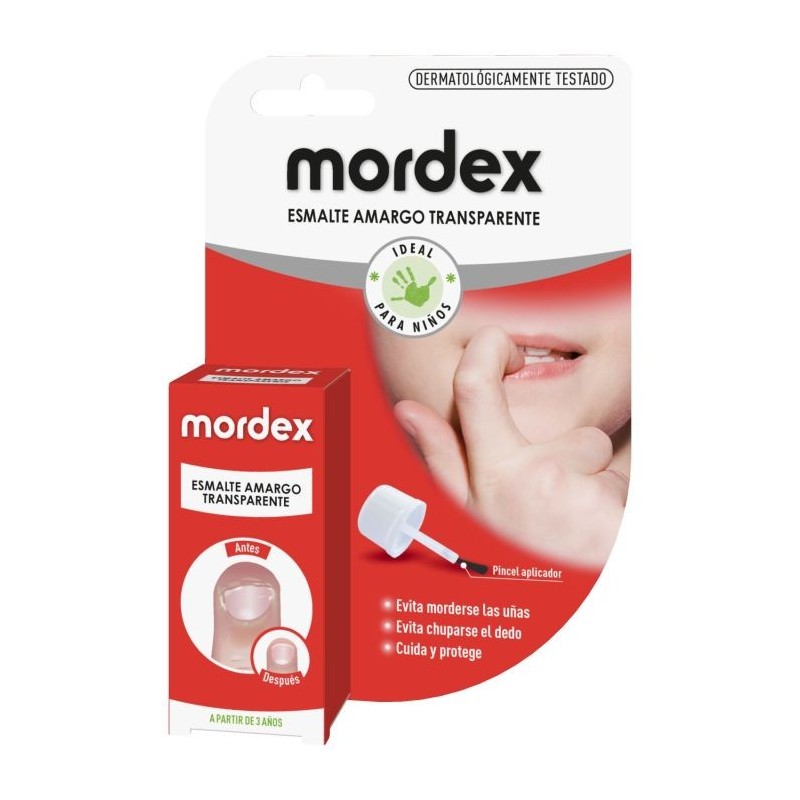 Urgo MORDEX Esmalte Transparente para Fortalecer Uñas