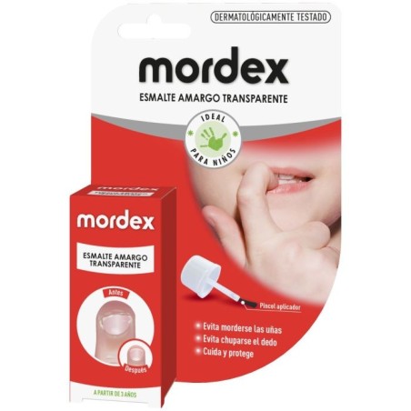 Urgo MORDEX Esmalte Transparente para Fortalecer Uñas