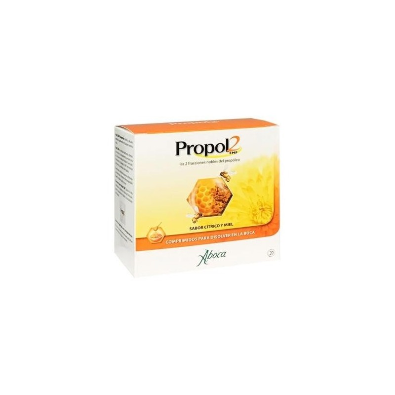 Propóleo Natural ABOCA 2 EMF 20 Tabletas - Refuerza Sistema Inmune