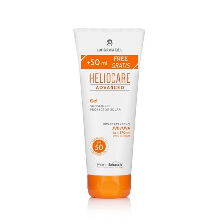 Cantabria Labs Protector Solar Heliocare Advanced Gel SPF50+ 250 Ml (50 Ml Gratis) - Alta Protección para Todo Tipo de Piel