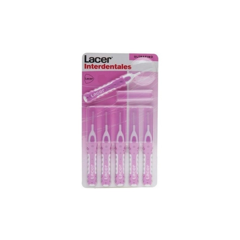 LACER CEPILLO INTERDENTAL ULTRAFINO RECT 6 UNID.