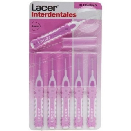 LACER CEPILLO INTERDENTAL ULTRAFINO RECT 6 UNID.
