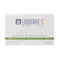 Endocare C Oil Free Cantabria Labs Ampollas Anti Envejecimiento Piel Grasa 2ml 30 Amp - Atenúa Signos Envejecimiento