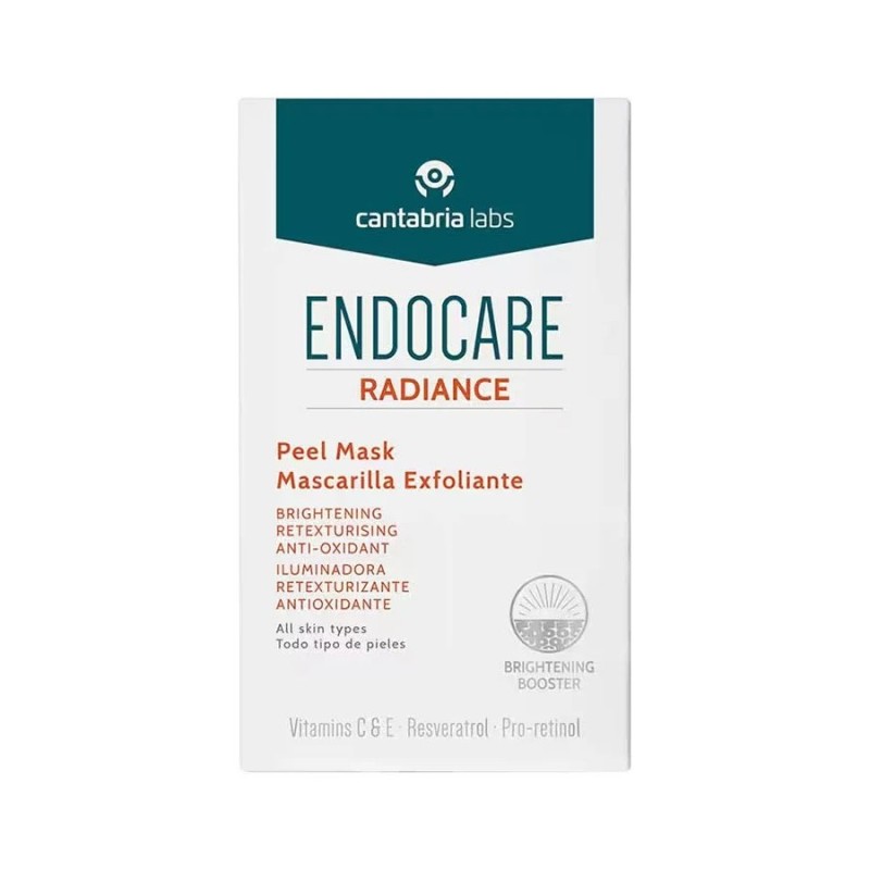 ENDOCARE RADIANCE PEEL MASK 5 U - Mascarilla Exfoliante Cantabria Labs - Piel Radiante Al Instante