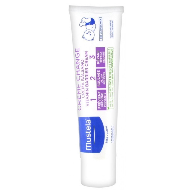 Expanscience MUSTELA CREMA BÁLSAMO 1.2.3. 100 ML - Prevención Irritaciones Pañal