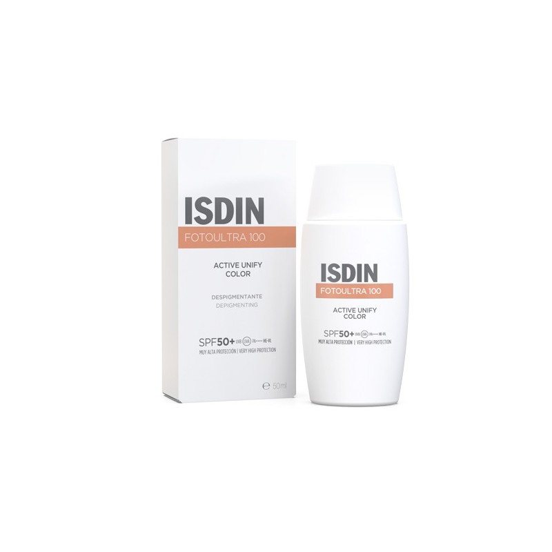 ISDIN FOTOULTRA 100 ACTIVE UNIFY COLOR DESPIGMENTANTE SPF50+ 50 ML