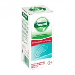Bayer FUNSOL POLVO 60 G - Desodorante en Polvo para Reducir Sudoración Excesiva y Proteger del Mal Olor