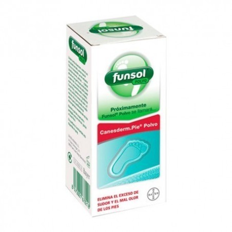 Bayer FUNSOL POLVO 60 G - Desodorante en Polvo para Reducir Sudoración Excesiva y Proteger del Mal Olor