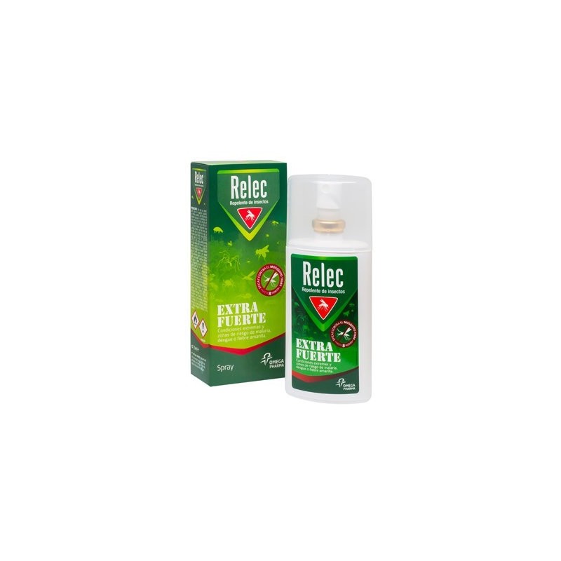 Perrigo - RELEC EXTRA FUERTE - Spray Repelente 75 Ml - Previene el Virus ZIKA - Eficaz Contra Mosquito Aedes