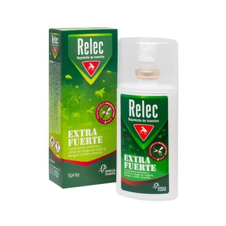Perrigo - RELEC EXTRA FUERTE - Spray Repelente 75 Ml - Previene el Virus ZIKA - Eficaz Contra Mosquito Aedes