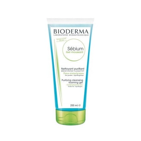 Gel Moussant Bioderma Sebium 200 Ml - Limpia Profundamente