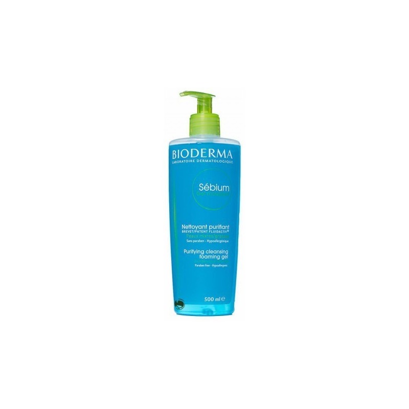 Gel Moussant Bioderma Sebium 500 Ml - Limpia y Purifica la Piel Mixta y Grasa