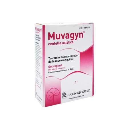 Casen MUVAGYN CENTELLA ASIATICA MONODOSIS 5 ML 8 APLIC Crema Vaginal