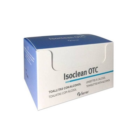 ISOCLEAN OTC TOALLITAS ALCOHOL ISOPROPILICO 50 TOALLITAS