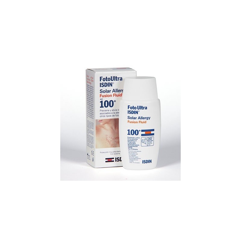 ISDIN FOTOULTRA SPF100 FUSION FLUID SOLAR ALLERGY 50ML