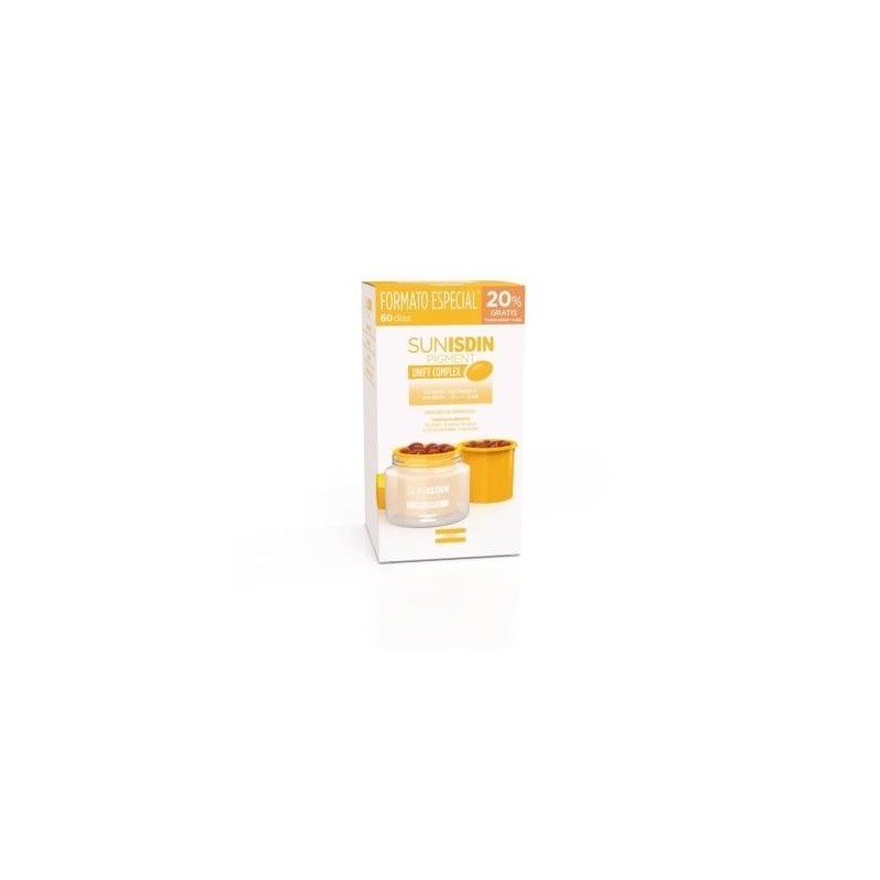 SUNISDIN PIGMENT DUPLO UNIFY COMPLEX 60 CAPSULAS BLANDAS