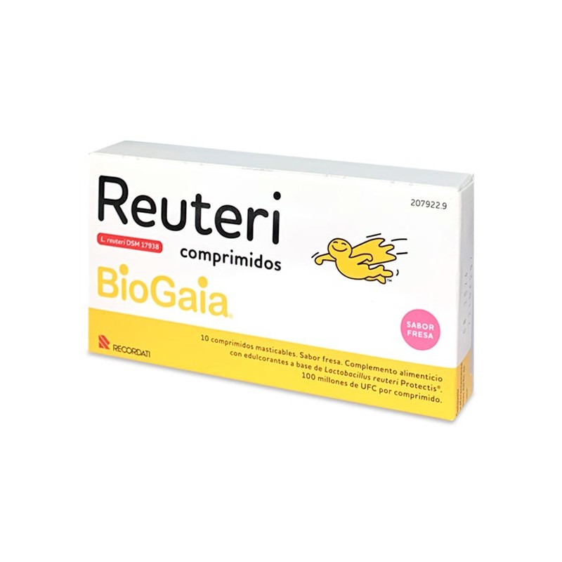 REUTERI COMPRIMIDOS 10 COMPRIMIDOS SABOR FRESA