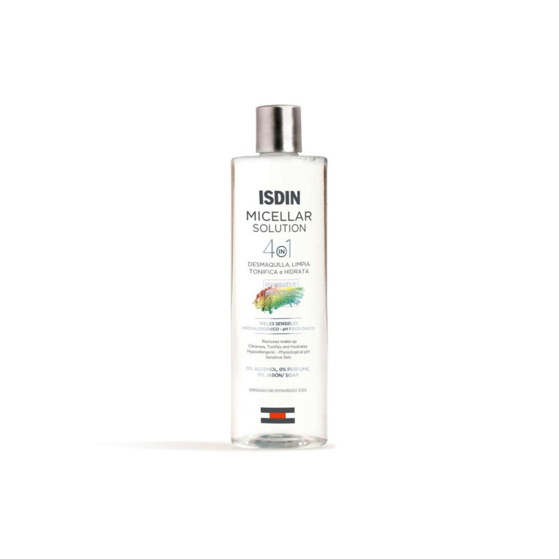 Isdin - Solución Micelar - 400ml - Sin Perfume - Para Rostro y Ojos