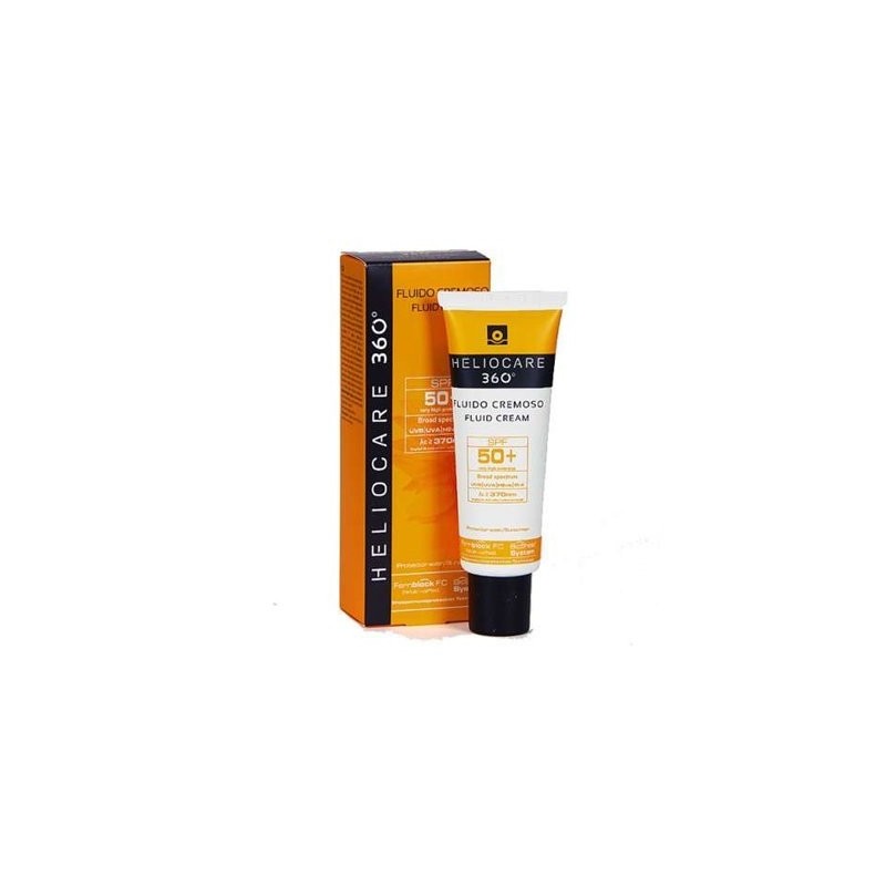 Cantabria Labs Protector Solar Facial Heliocare 360 SPF 50+ Fluido Cremoso 50 Ml - Alta Protección - Amplio Espectro