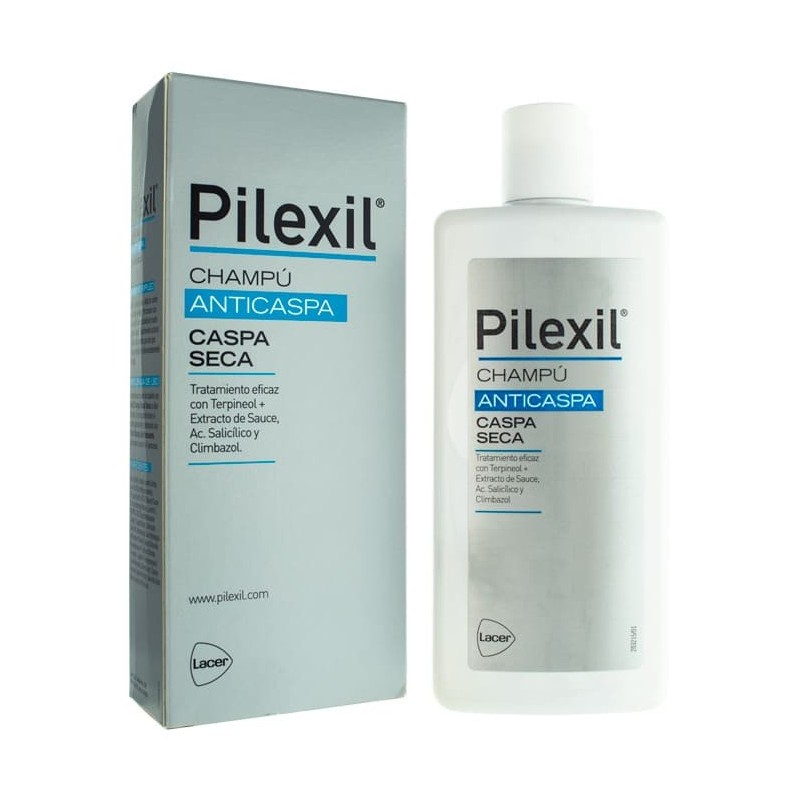 Lacer PILEXIL Champú Anticaspa Seca 300 Ml