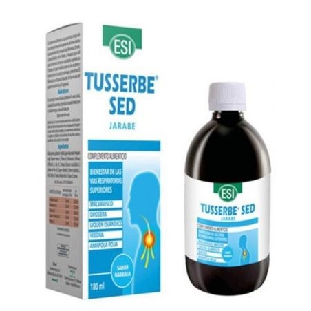 ESI TUSSEBE SED JARABE CON SABOR A NARANJA DE 180 ML PARA ALIVIO DE LA TOS