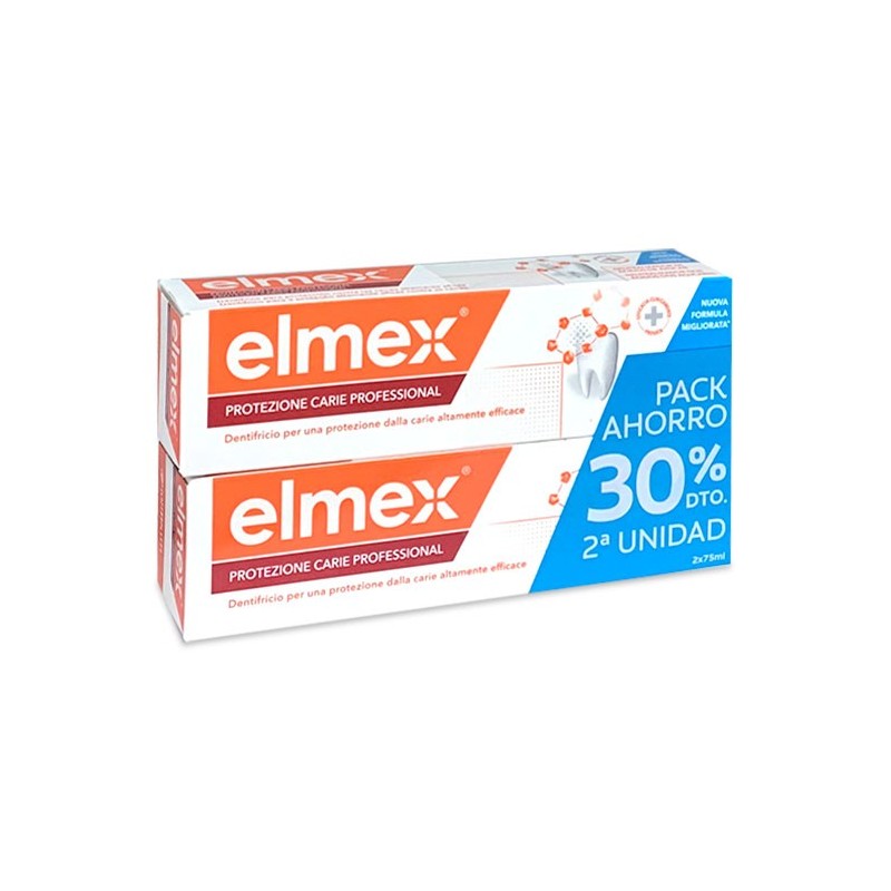 DUPLO 2 X 75 ML ELMEX PASTA PROTECCIÓN CARIES - ¡30% DE DESCUENTO EN LA 2ª UNIDAD!