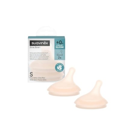 SUAVINEX TETINA SILICONA ANTICOLICO FLUJO S 2UDS