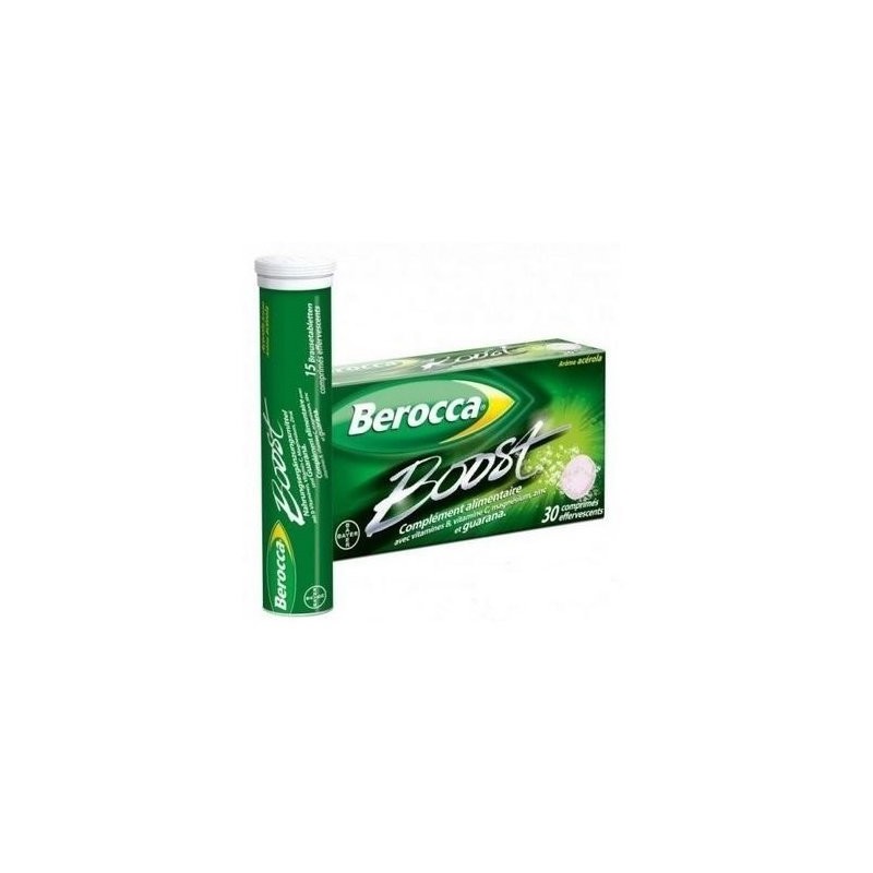 Bayer Berocca Boost - Comprimidos Efervescentes - Vitaminas del Grupo B - Vitamina C - Minerales Esenciales