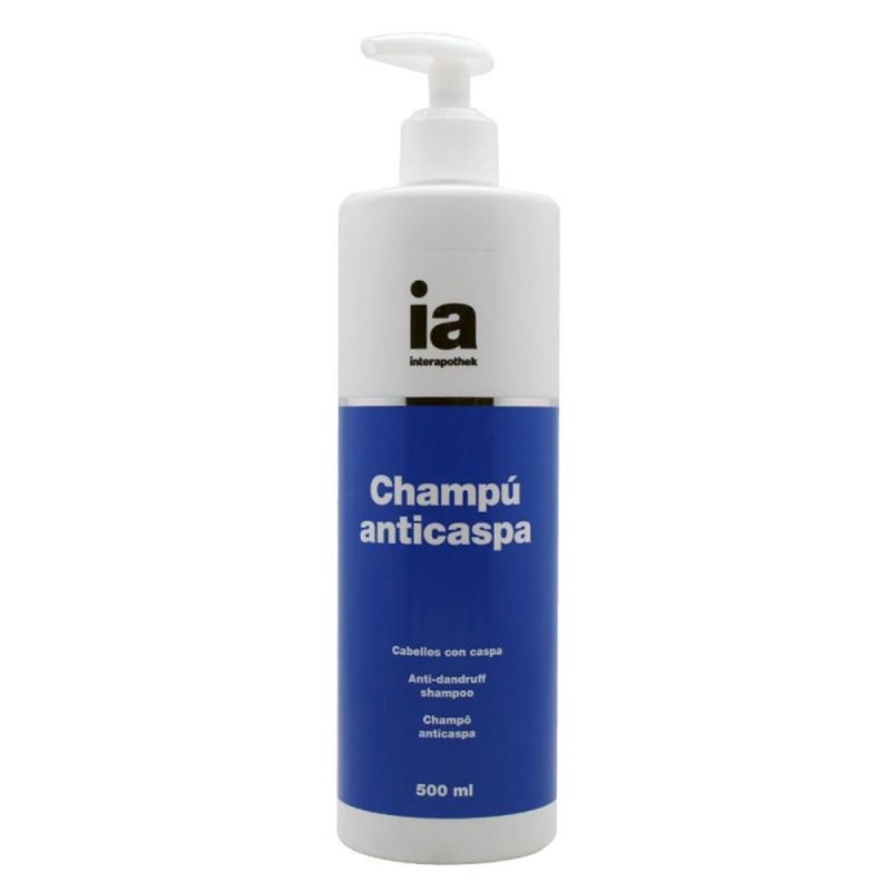 CHAMPÚ ANTICASPA INTERAPOTHEK 500 ML PARA EL CUIDADO DEL CABELLO - PRODUCTOS DE BELLEZA Y CUIDADO PERSONAL