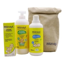 MITOSYL POMADA PROTECTORA 65 G + LOCIÓN COPORAL 400 ML + GEL CHAMPÚ 490 ML + NECESER REGALO