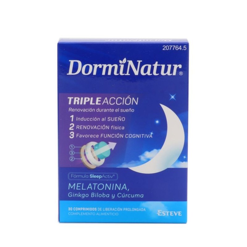 DORMINATUR TRIPLE ACCION 30 COMP LIBERACION PROLONGADA Esteve