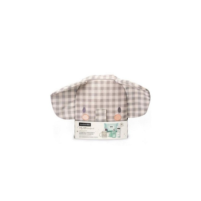 SUAVINEX MOCHILA ELEFANTE CREMA DEL PAÑAL 300 ML + BABY COLOGNE 100 ML + BIBE