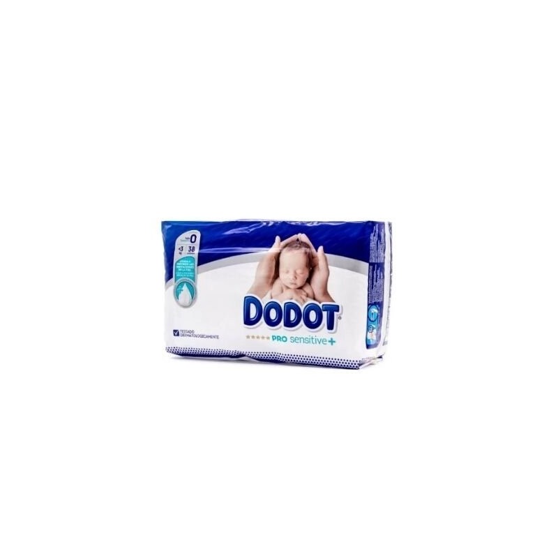 DODOT PAÑAL INFANTIL PRO SENSITIVE TALLA 0 3 KG 38 UNIDADES