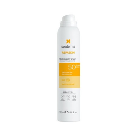 SESDERMA REPASKIN PROTECTOR SPRAY TRANSPARENTE SPF50+ 200 ML
