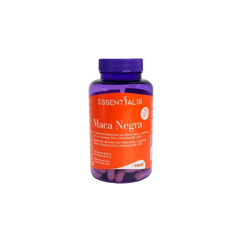 HEEL ESSENTIALIS MACA NEGRA 120 CAPS