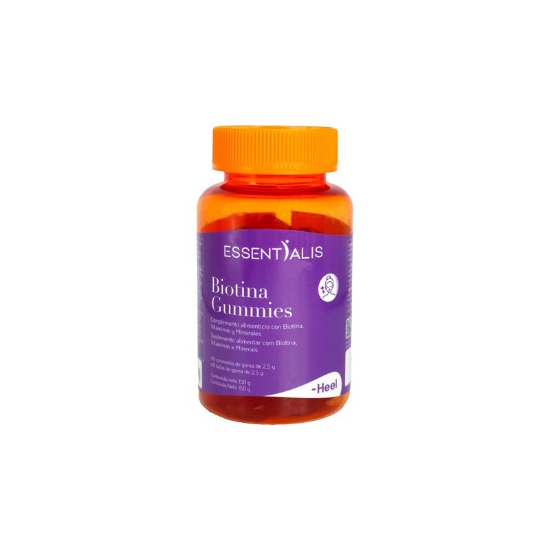 HEEL ESSENTIALIS BIOTINA GUMMIES 60 CARAMELOS