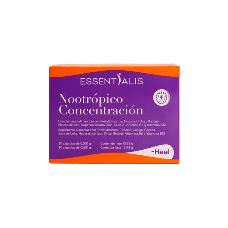 HEEL ESSENTIALIS NOOTRÓPICO CONCENTRACIÓN 30 CAPS