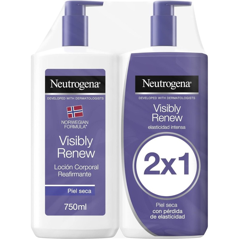 NEUTROGENA MORADO VISIBLY RENEW LOCION CORPORAL ELASTICIDAD INTENSA 2 X 750 ML