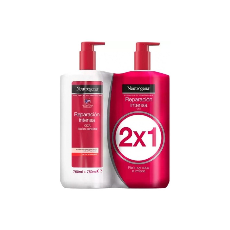NEUTROGENA ROJA INTENSE REPAIR LOCION CORPORAL 2 X 750 ML