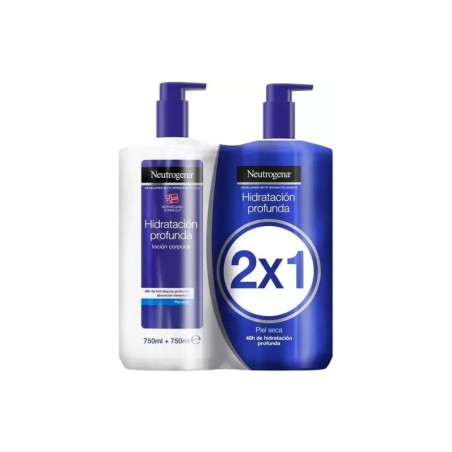NEUTROGENA AZUL HIDRATACION PROFUNDA PIEL SECA DUPLO 2X750 ML