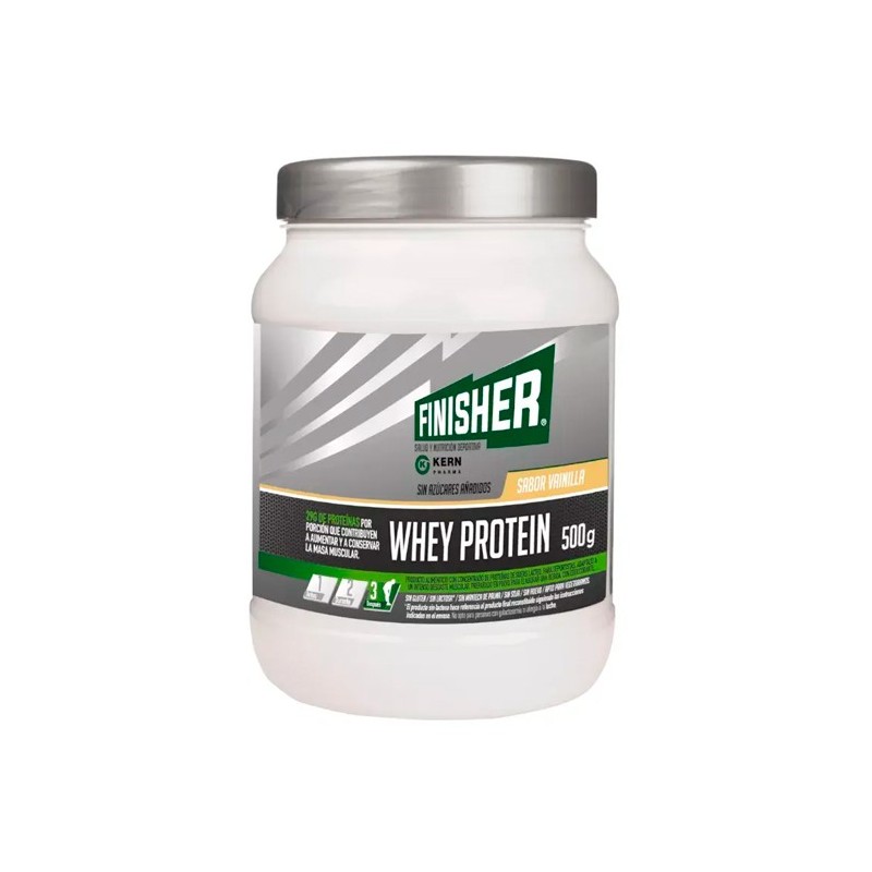 Kern Pharma FINISHER Whey Protein en Polvo con Sabor a Vainilla 500g