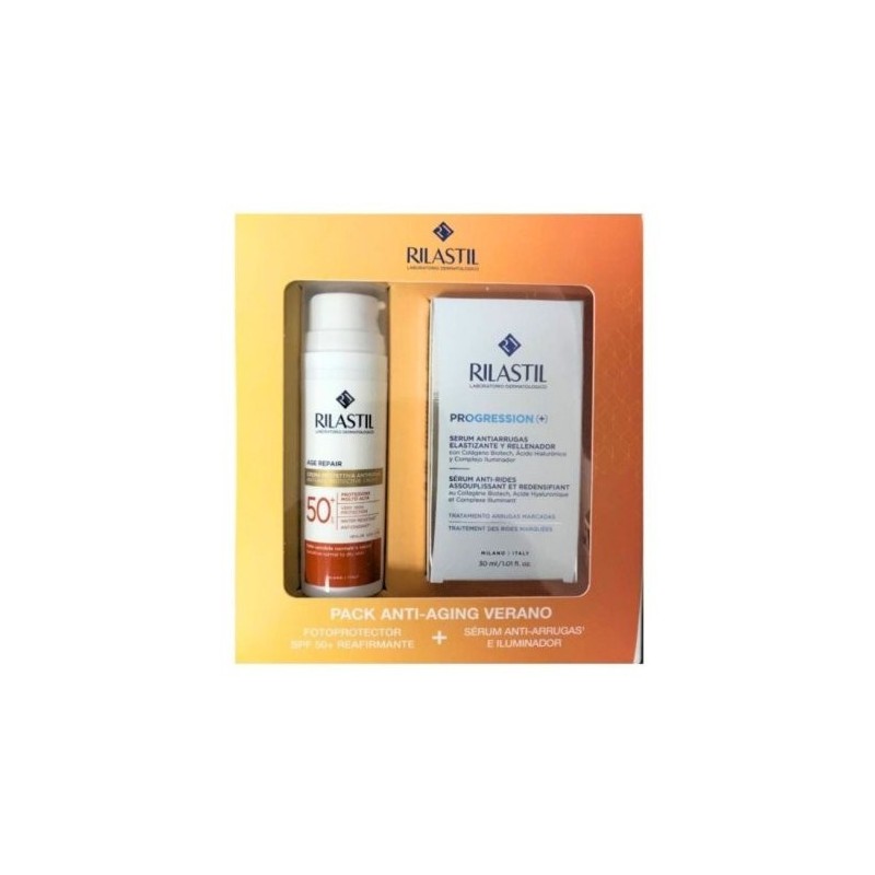 RILASTIL PACK AGE REPAIR SPF50+ 50 ML + SERUM PROGRESSION 30 ML