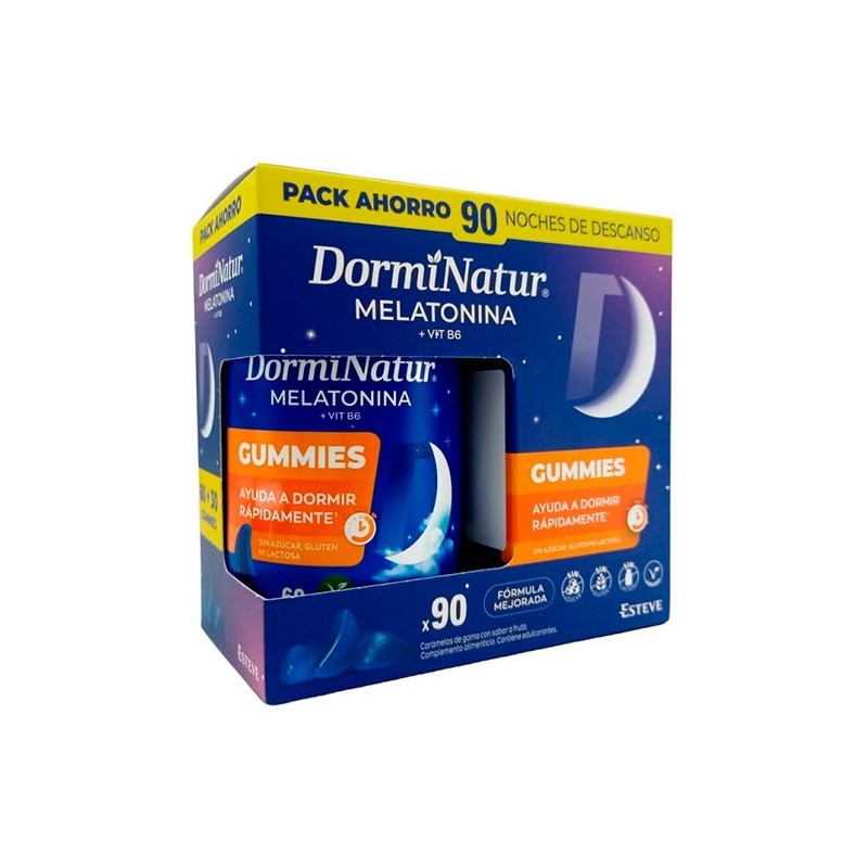 DORMINATUR GUMMIES 90 UNID PACK (60+30) 90 NOCHES DESCANSO