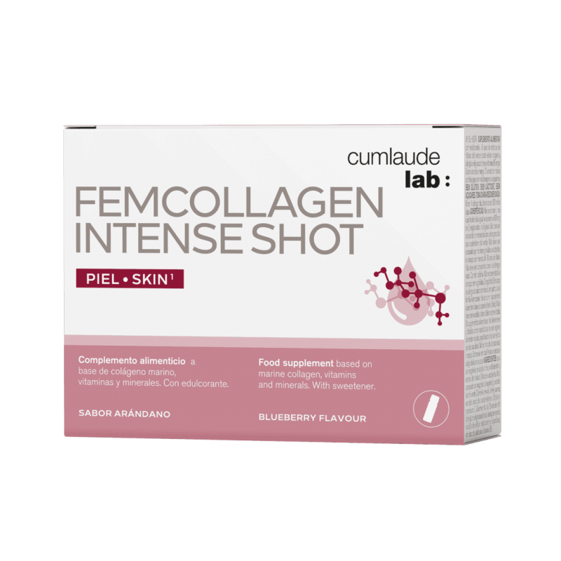 CUMLAUDE LAB: FEMCOLLAGEN INTENSE SHOT SABOR ARANDANO 7 VIALES 25 ML