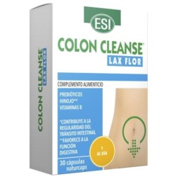 ESI Colon Cleanser Lax Flor 30 Cápsulas - Trastornos Digestivos y Carencias Vitamínicas