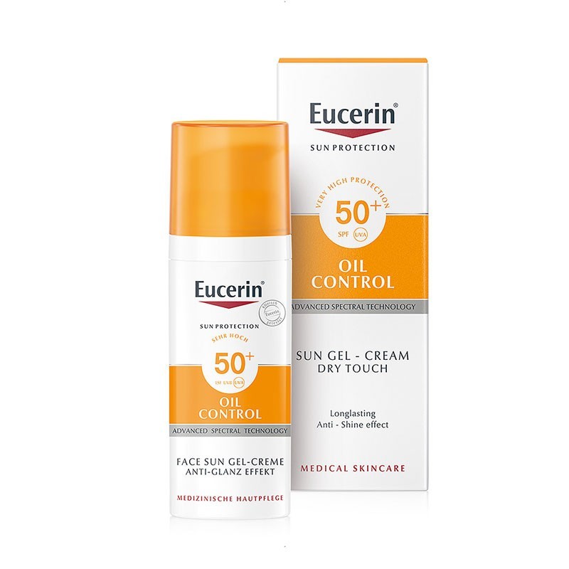 EUCERIN SUN PROTECTION 50+ GEL CREME ROSTRO OIL 50 ML