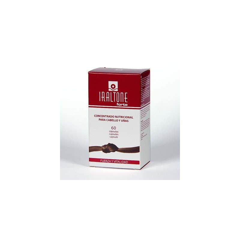 Vitaminas Capilares IRALTONE FORTE 60 CAPS Cantabria Labs - Fortalece Cabello - Fórmula Avanzada