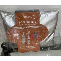 FARLINE NECESER CHAMPU USO FRECUENTE 500 ML + ACONDICIONADOR LEAVE-IN + CEPILLO